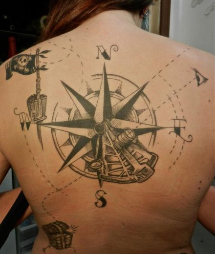 Tattoo pirate dos par Alan