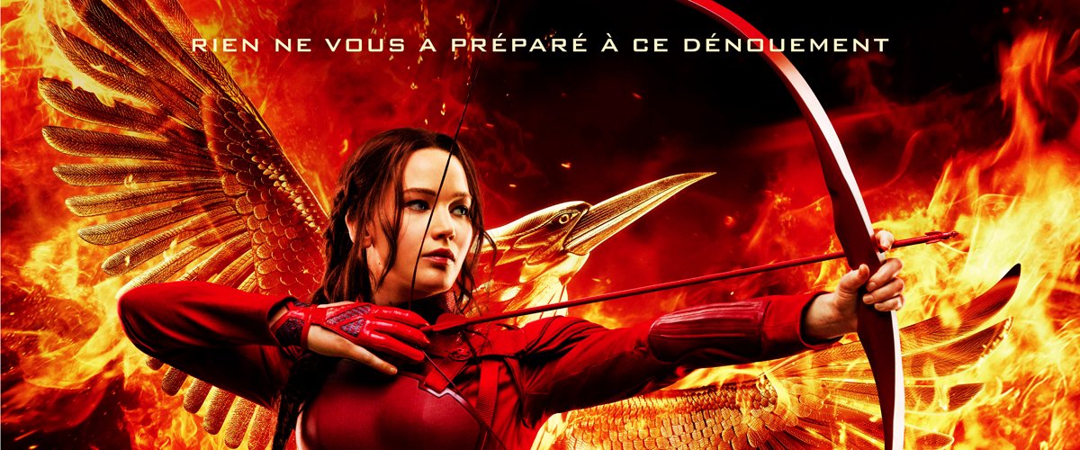 L'affiche du dernier volet d ela saga "Hunger Games".
