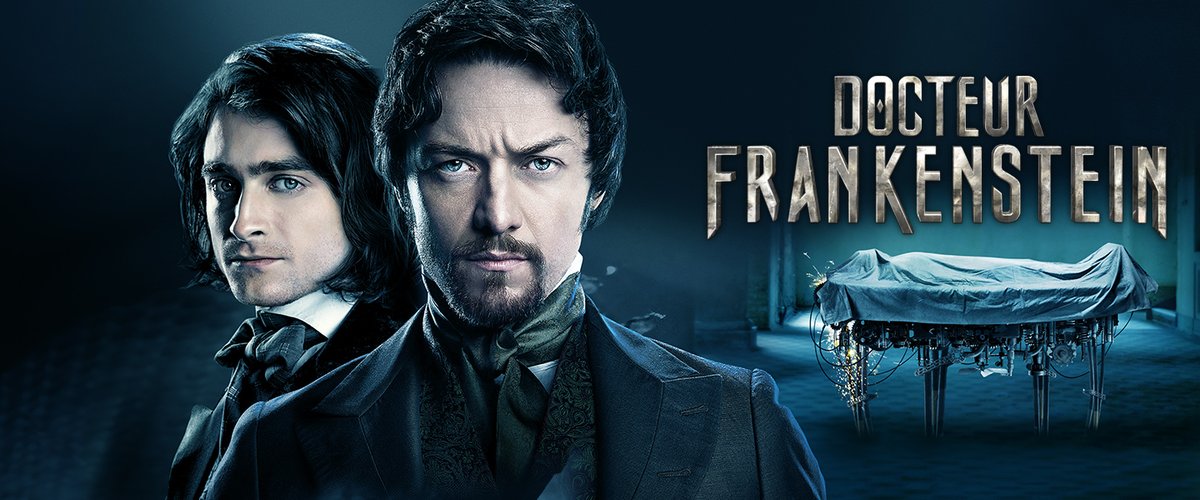 Daniel Radcliffe et James McAvoy dans "Docteur Frankenstein"./DR