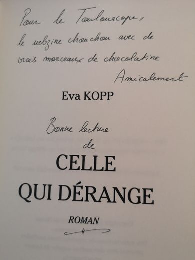 Toulouse en décor de "Celle qui dérange", le deuxième roman de Eva Kopp !