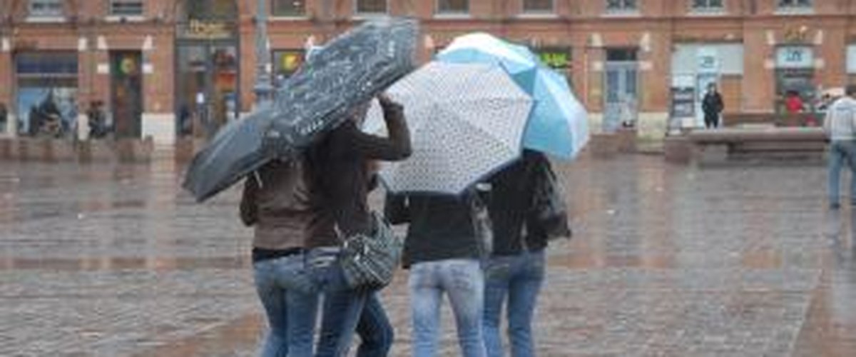 Toulouse sous la pluie