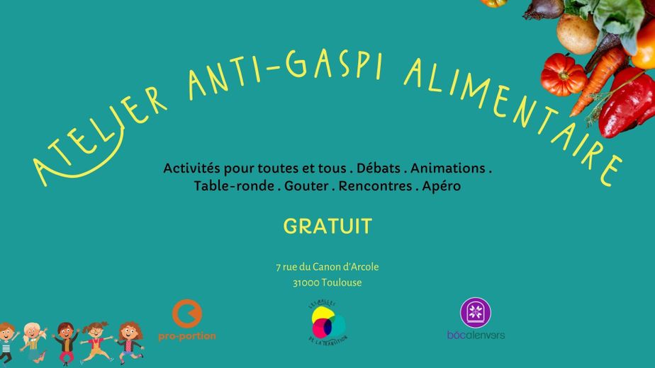 Atelier anti-gaspi alimentaire aux Halles de la Transition