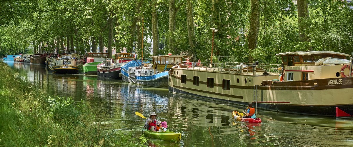 Bateau, kayak, yoga, resto... Une journée en famille rafraîchissante sur le canal du Midi !