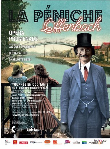 Opéra sur le Canal du midi : La Péniche Offenbach navigue jusqu'à la Ville rose