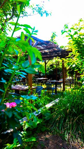 En terrasse dans un cadre agréable et intime, le restaurant Les Jardins de la Cépière propose une cuisine fraîche et de saison