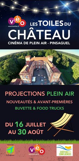 Guinguette et cinéma en plein air tout l'été dans un lieu de patrimoine exceptionnel aux portes de Toulouse : 4ème saison pour Les Toiles du Château