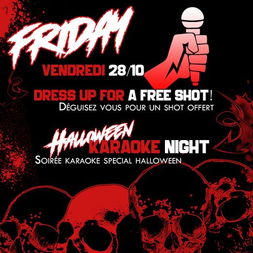 Halloween Karaoké Night au Thirsty Monk