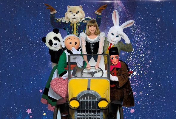 Affiche spectacle "Sur la route enchantée" - Chantal Goya -