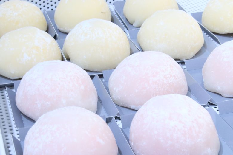 Mochis saveur yuzu et fraise @Estelle Ben-mghira