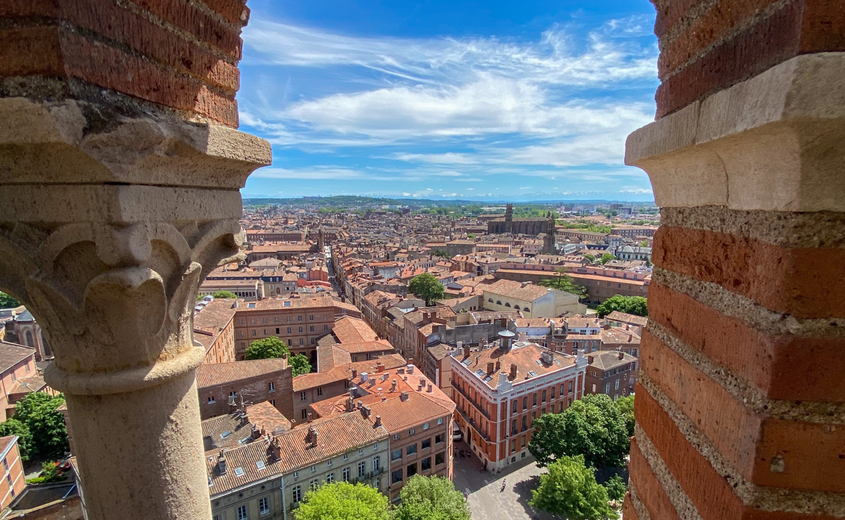 vue depuis le clocher de Saint-Sernin