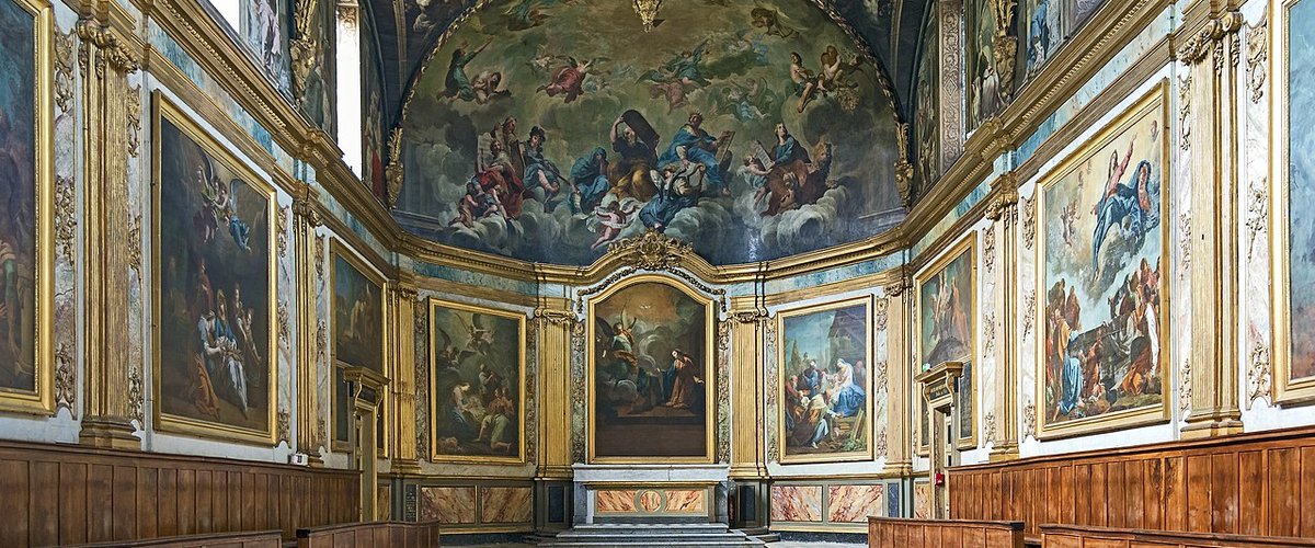 L'intérieur de la chapelle des Carmélites à Toulouse