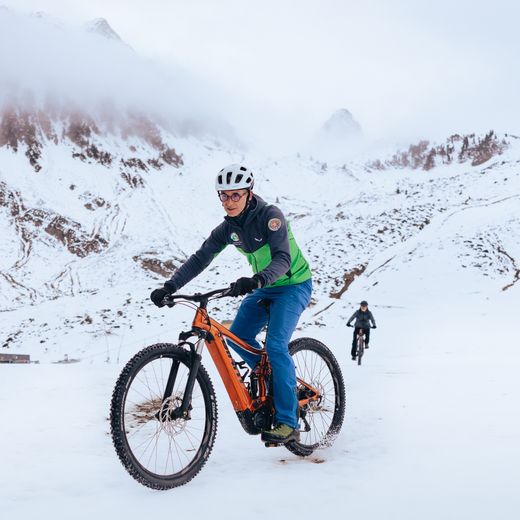 VTT a neige a la Mongie