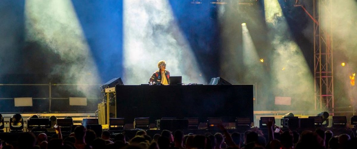 le DJ Kavinsky lors de la 1ère édition du Festival de Toulouse en 2022