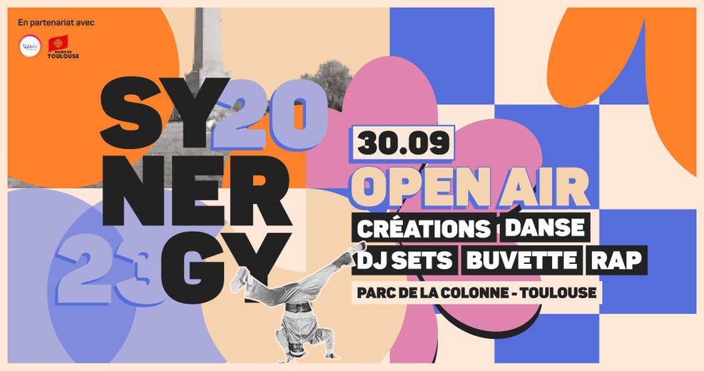 Open Air Synergy avec Subkultur au parc de la Colonne