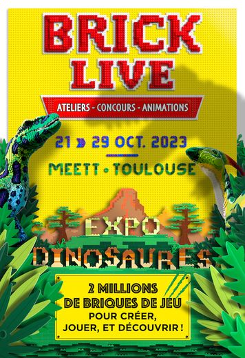 Exposition : le Monde des Dinosaures au MEETT de Toulouse // dès 2