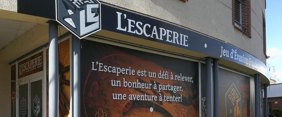 L'immanquable devanture de cet Escape Game à Toulouse
