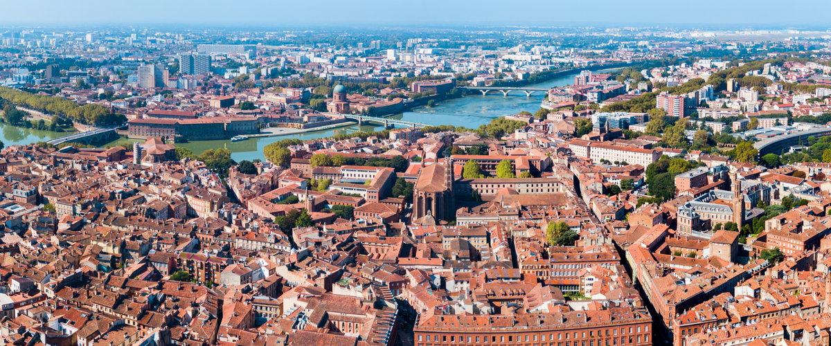 Toulouse vue du ciel